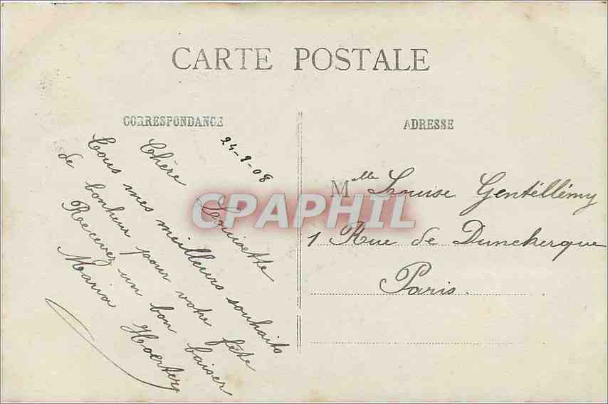 CPA Aujourd'hui Sainte Louise Enfant — Verso