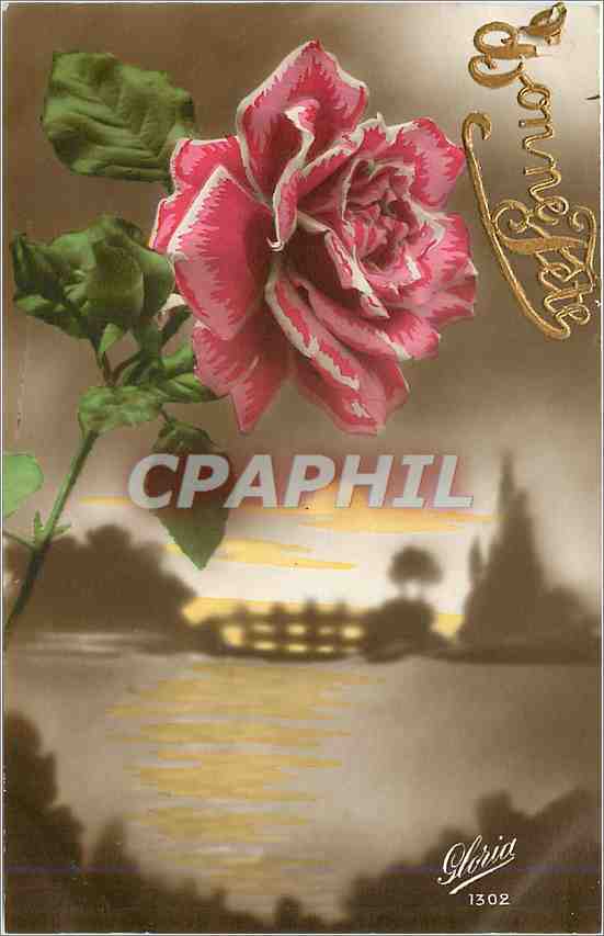 CPA Bonne Fete Fleurs