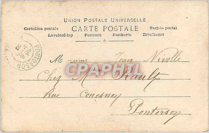 CPA Fees de la Foret Femmes — Rückseite