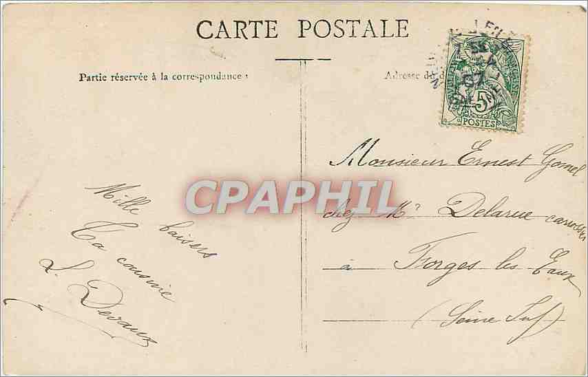 Femme assise parmi les fleurs — poème imprimé — éditeur BRON, n° de série non visible — Achterkant