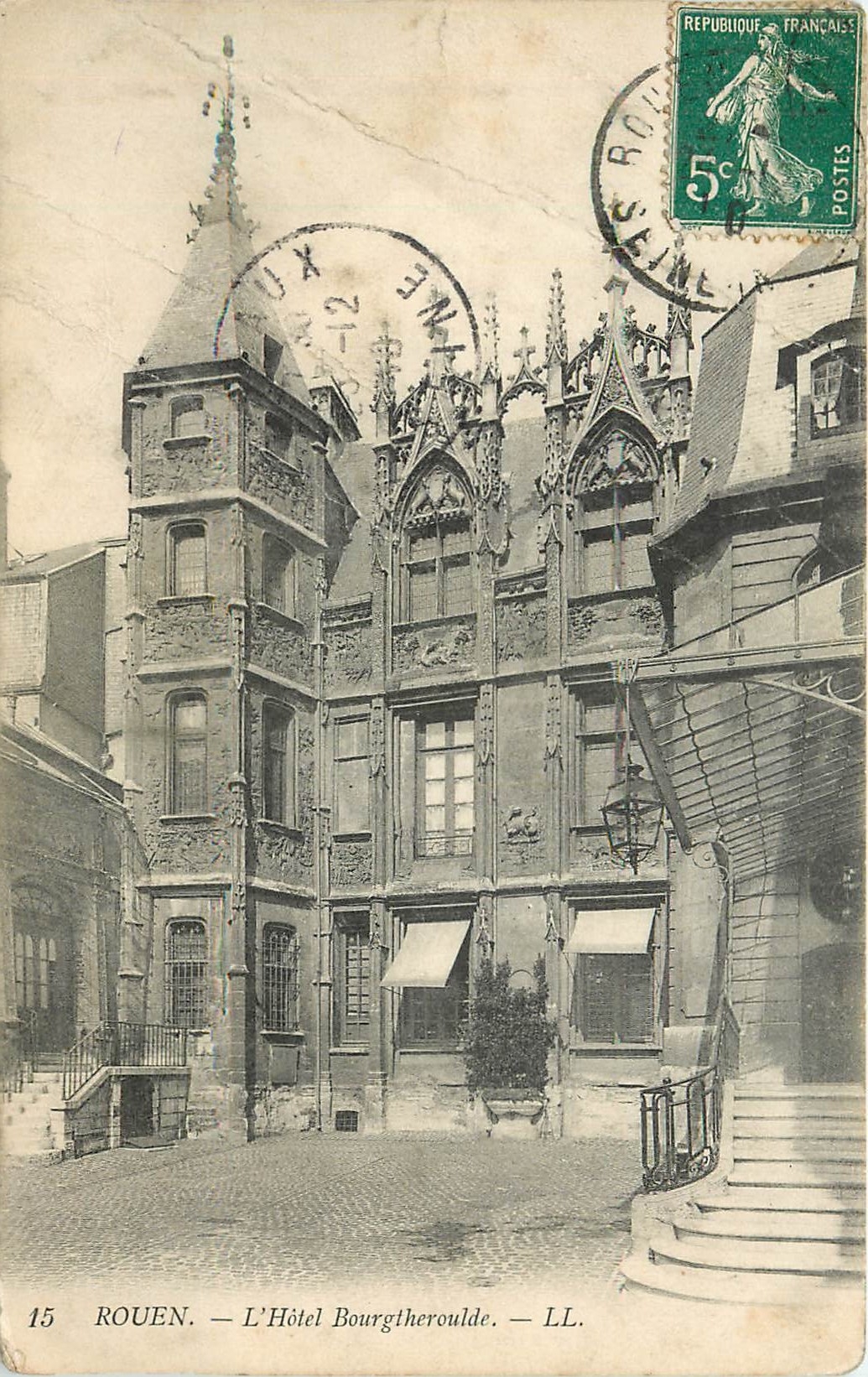 CPA Rouen l'Hotel Bourgtheroulde 