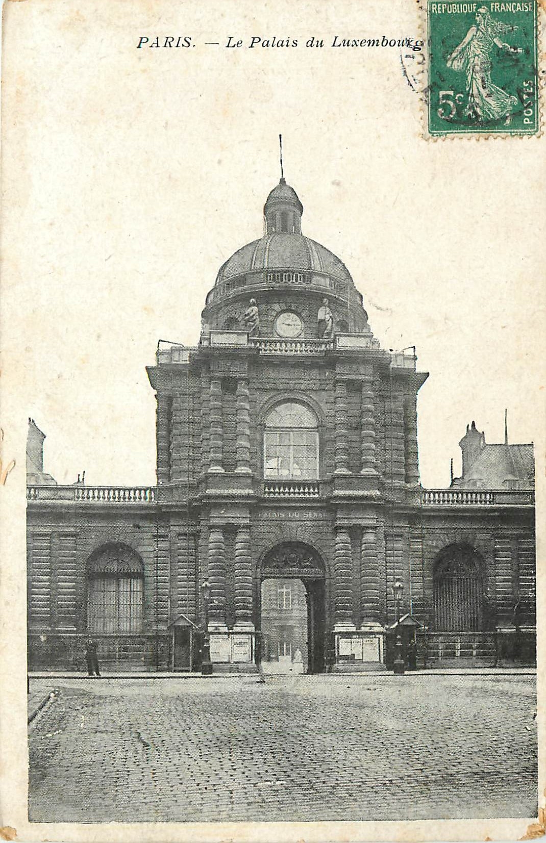 CPA Paris le Palais du Luxembourg 