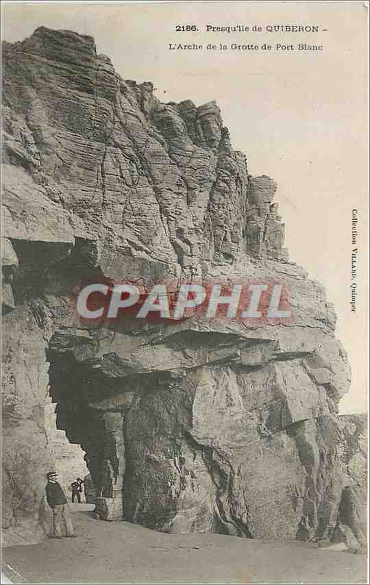 CPA Presqu'ile de Quiberon l'Arche de la grotte de port Blanc 