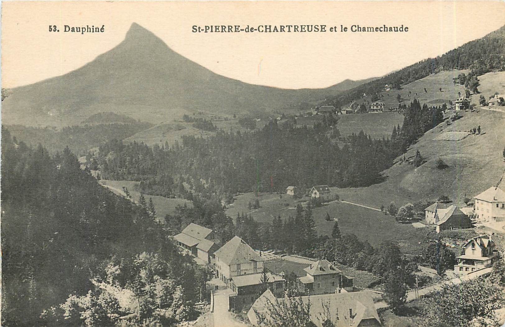 CPA Dauphine St Pierre de Chartreuse et le Chamechaude 