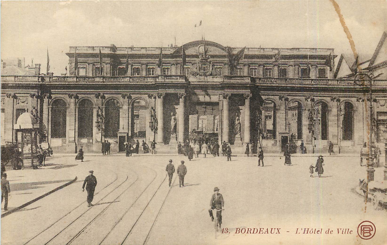 CPA Bordeaux l'Hotel de Ville 