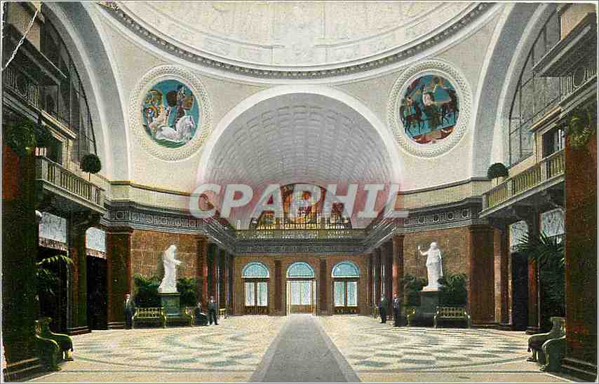 CPA Wiesbaden Neues Kurhaus Wandelhalle 