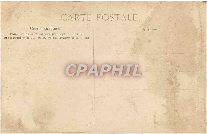 CPA Vic sur Aisne Donjon de la fin du XII siecle  — Back