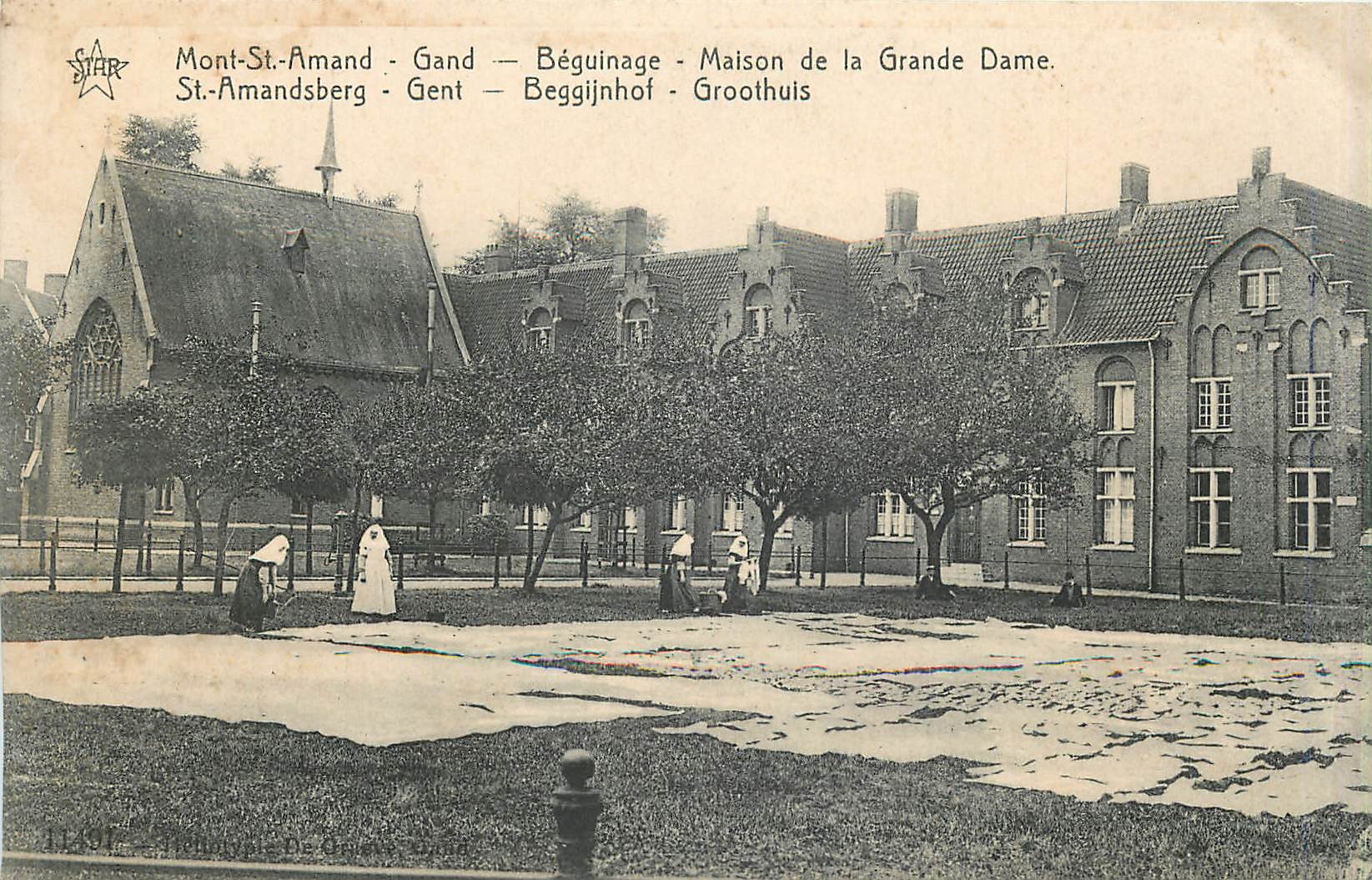 CPA Mont St Amand Gand Beguinage Maison de la grande Dame 
