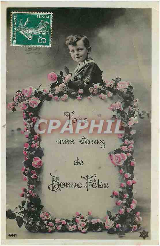 CPA Tous mes voeux de Bonne Fete 
