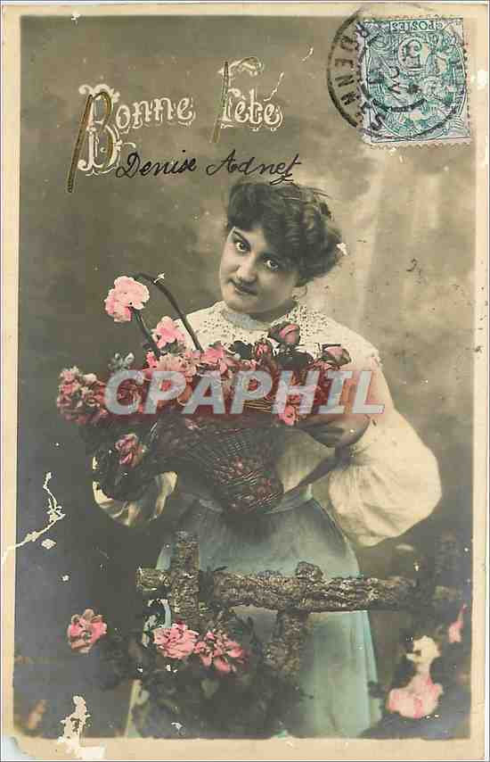 CPA Bonne Fete Femme