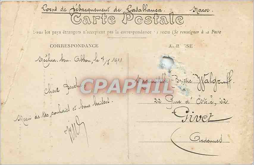 CPA Au Maroc Colonne Aubert apres le Combat du 19 Juin les chevaux et Mulets dans l'Oum Rebia — Reverso