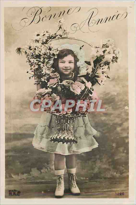 CPA Bonne Annee Enfant