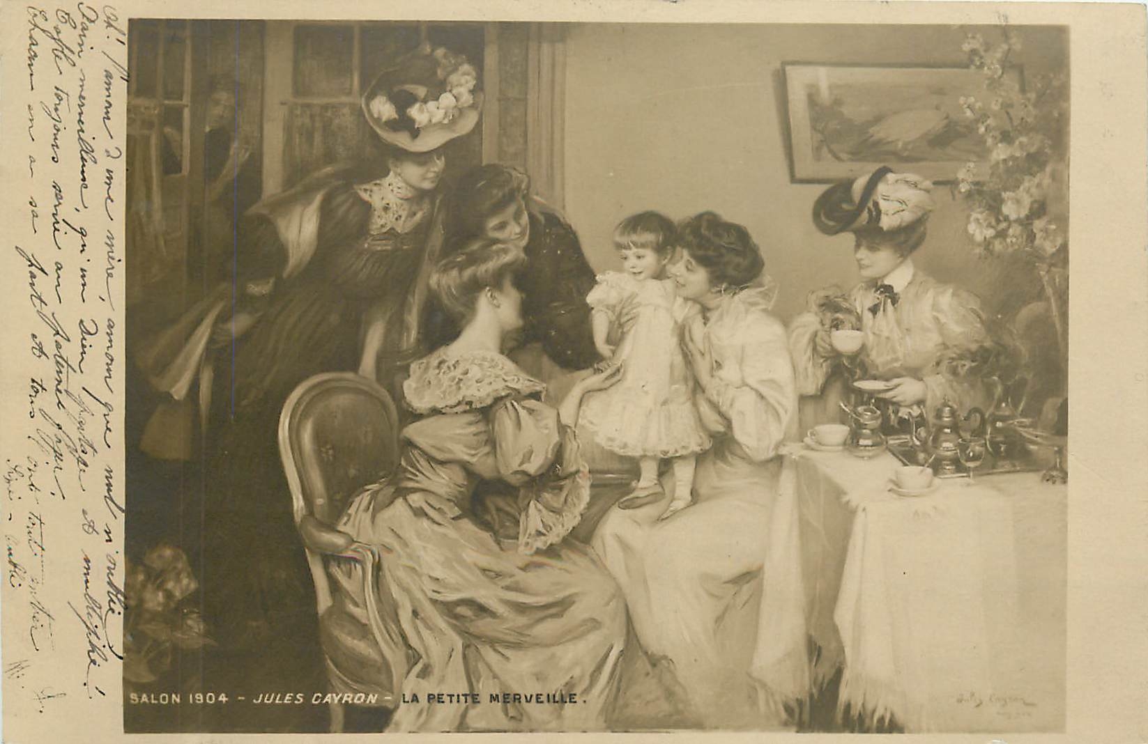 CPA Salon 1904 jules Gayron la petite Merveille 