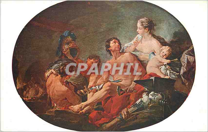 CPA F Boucher les forges de Vulesin Vulcan's Smithy Die Schmiede des Vulkan le Fucine di Vulcano les