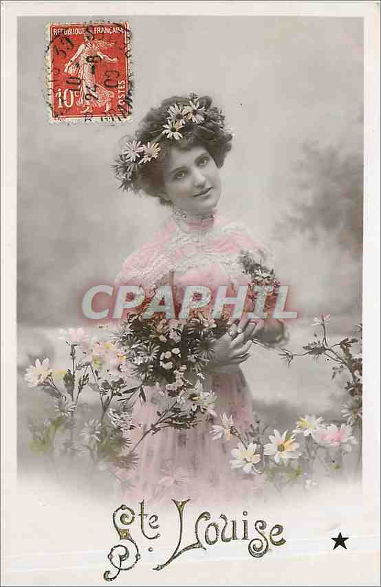 CPA Ste Louise Femme