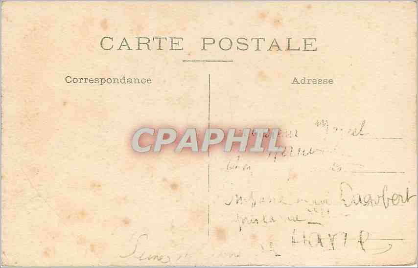 CPA Bonne Anne  — Verso