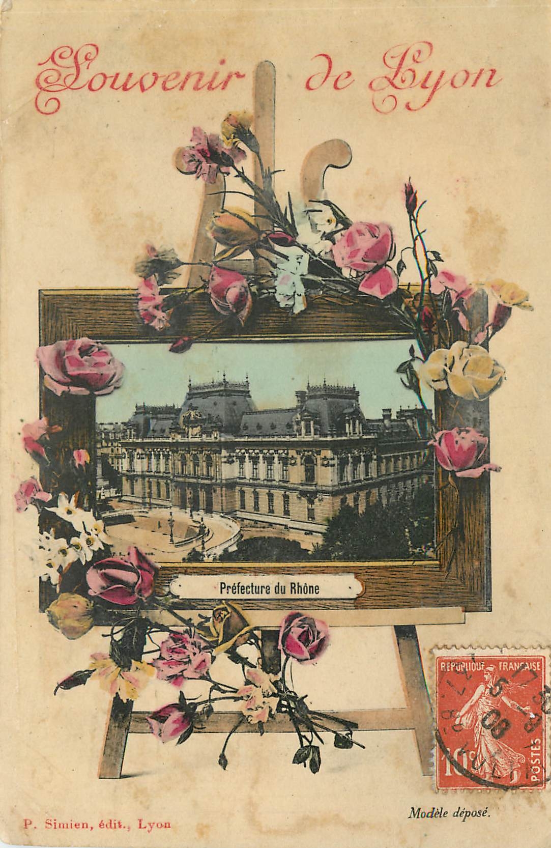 CPA Souvenir de Lyon 