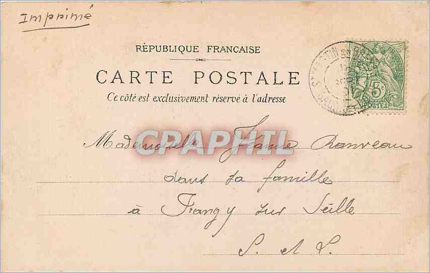 CPA Un fameux mousse Bateau Barque — Rückseite