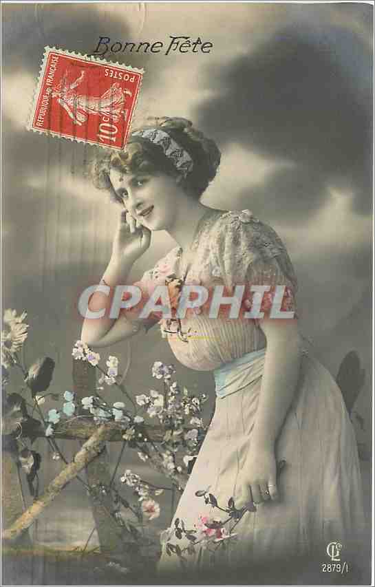CPA Bonne Fete Femme