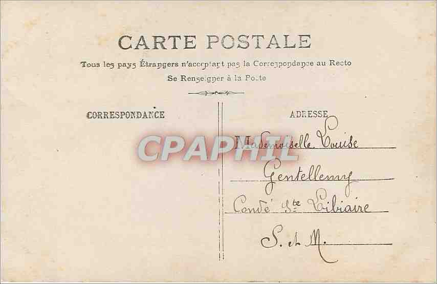 CPA Bonnes vacances doux souvenir Enfant Ange — Verso