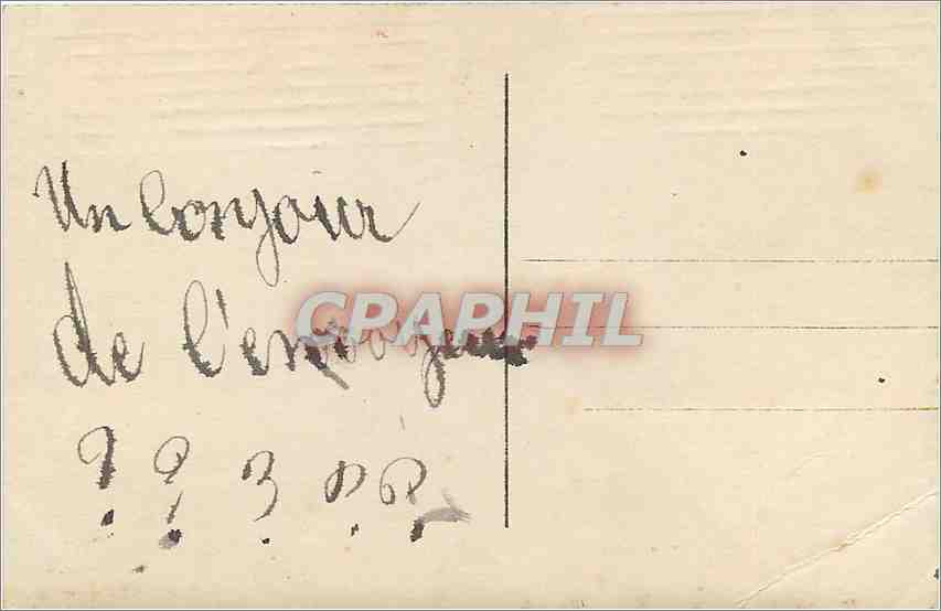 CPA 1er Avril Femme — Verso