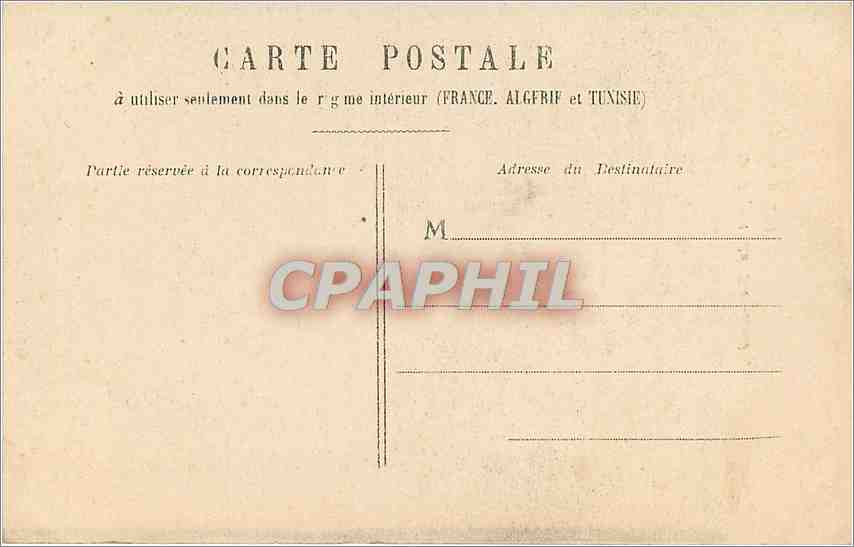 CPA Le Depart du Bien Aime Je pense a lui  — Verso