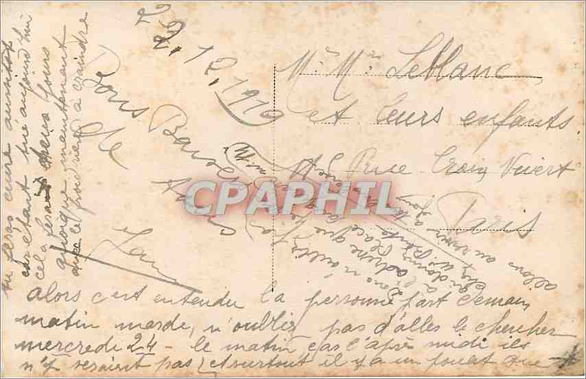 Félicitations de Noël — jeune femme tenant un sabot — éditée par Furia, n° 1901/1 — Reverso