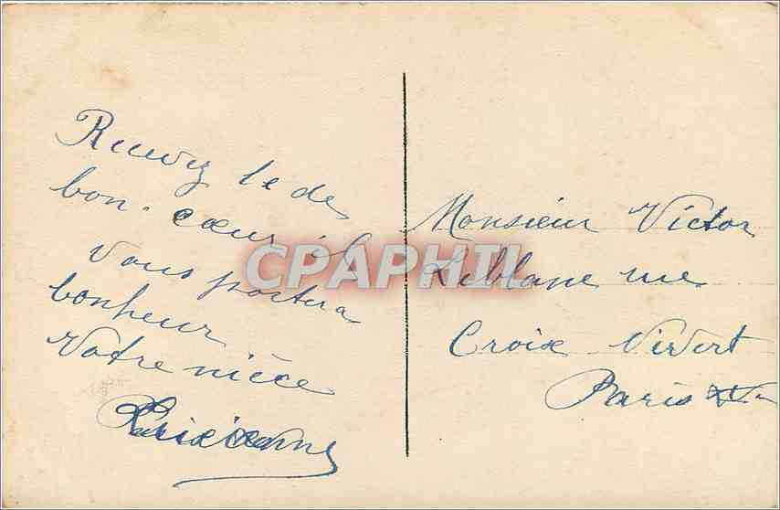 CPA 1er Avril peche d 'Avril porte bonheur  — Rückseite
