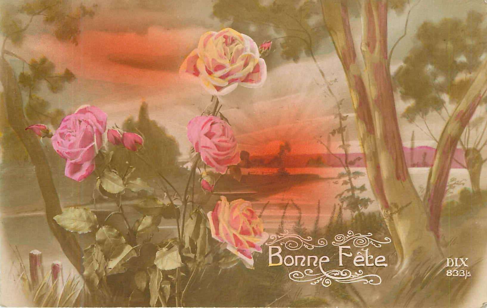 CPA Bonne fete 
