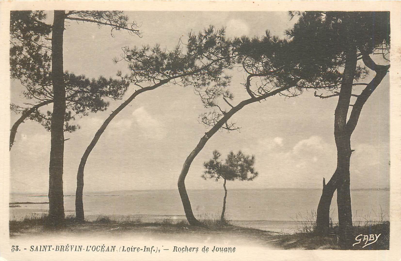 CPA Saint Brevin l'Ocean Loire Inf Rochers de Jouane 