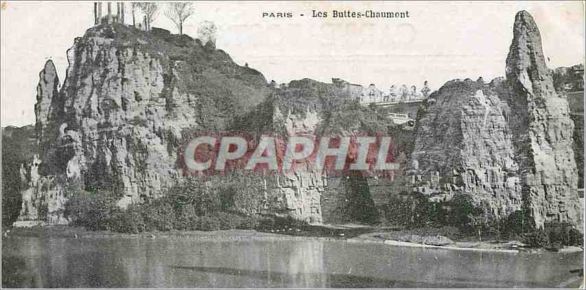 CPA Paris Les Buttes Chaumont 