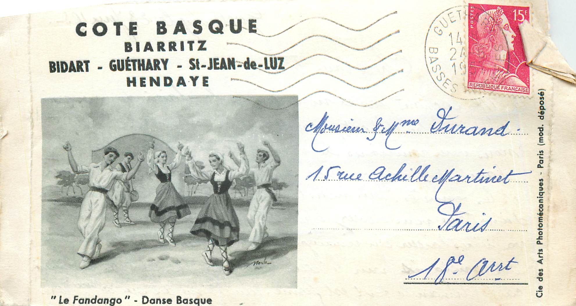 Côte Basque — Bidart - Guéthary - St-Jean-de-Luz — Danse Basque