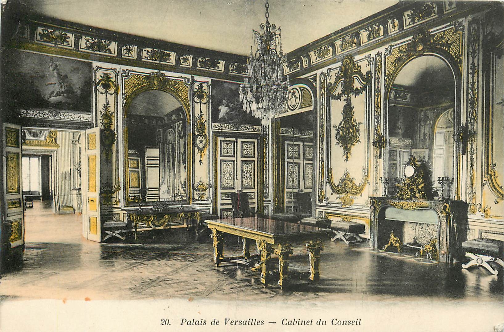 CPA Palais de Versailles Cabinet du Conseil 