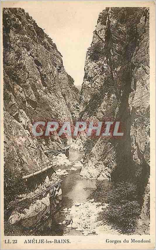 CPA Amelie les Bains Gorges du Mondoni 