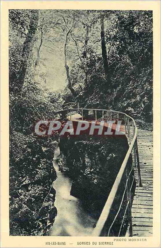 CPA Aix les Bains Gorges du Sierroz 