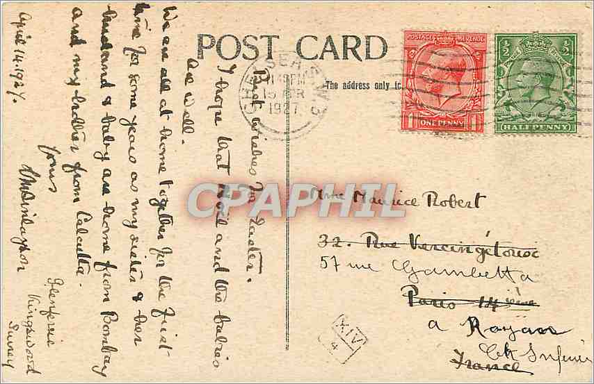 CPA Portsmouth Street The old curiosity shop — Rückseite