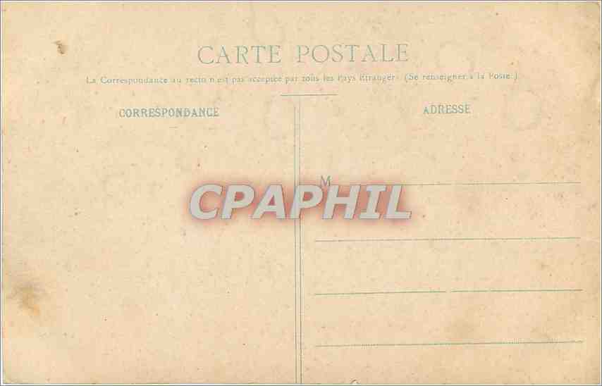 CPA Ligne d'Aix les Bains a Culox Tunnel de Saint Innocent  — Rückseite