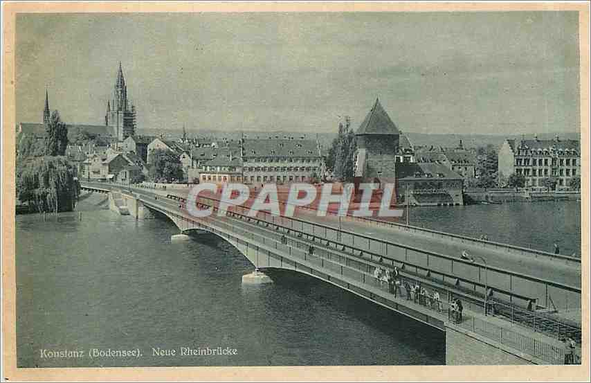 CPA Konstanz Bodensee Neue Rheinbrucke 