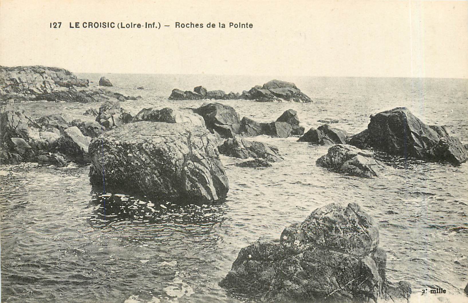 CPA Le Croisic Loire Inf Roches de la Pointe 