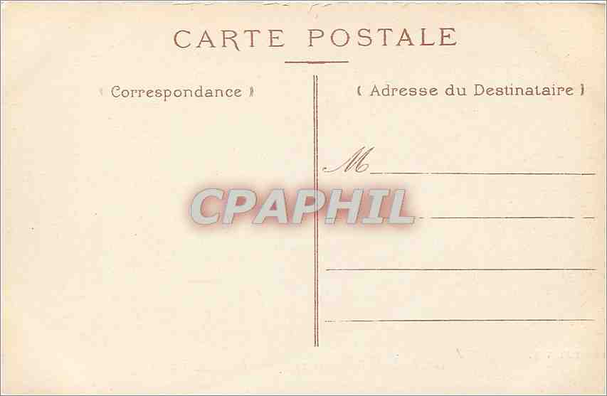 CPA Foret de Fontainebleau la Roche qui remue  — Verso