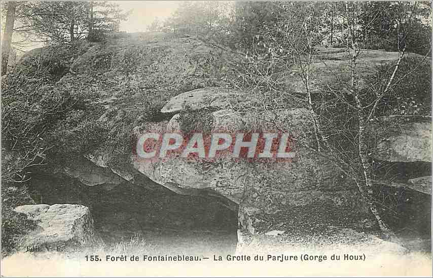 Wald von Fontainebleau — Die Grotte du Parjure (Gorge du Houx) — n°155