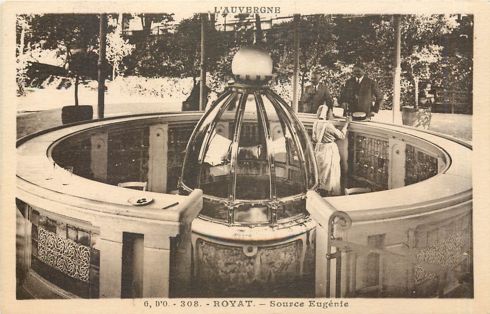 Royat — Source Eugénie — publisher G. D'O. n°308