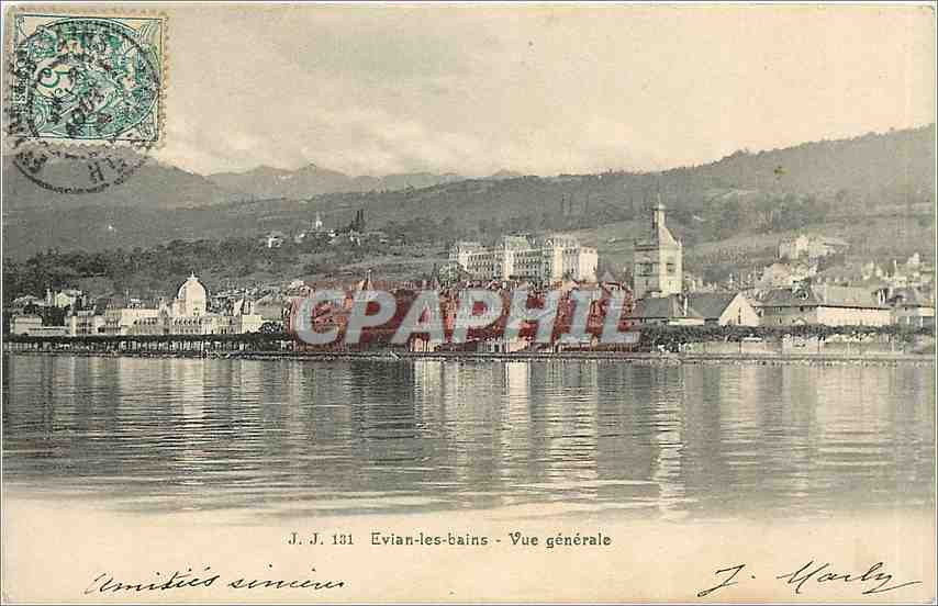 CPA Evian les bains vue generale 