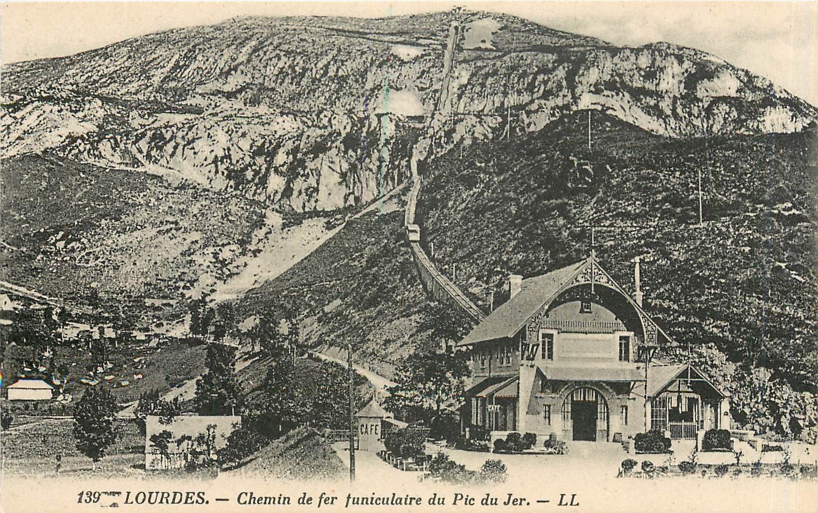 CPA Lourdes Chemin de fer funiculaire du Pic du Jer 