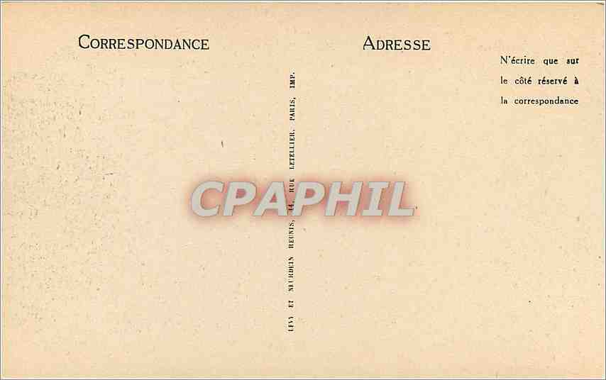 CPA Lourdes les Bords du Lac  — Verso