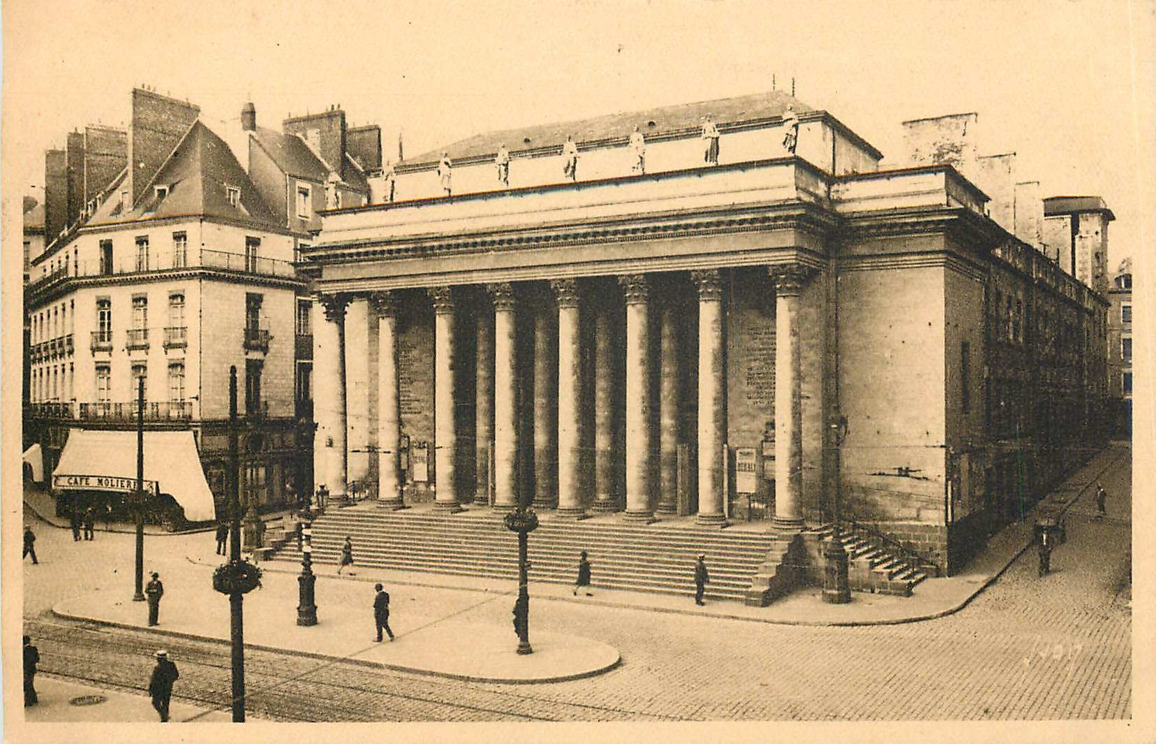 CPA Nantes Loire Inferieure le Theatre 