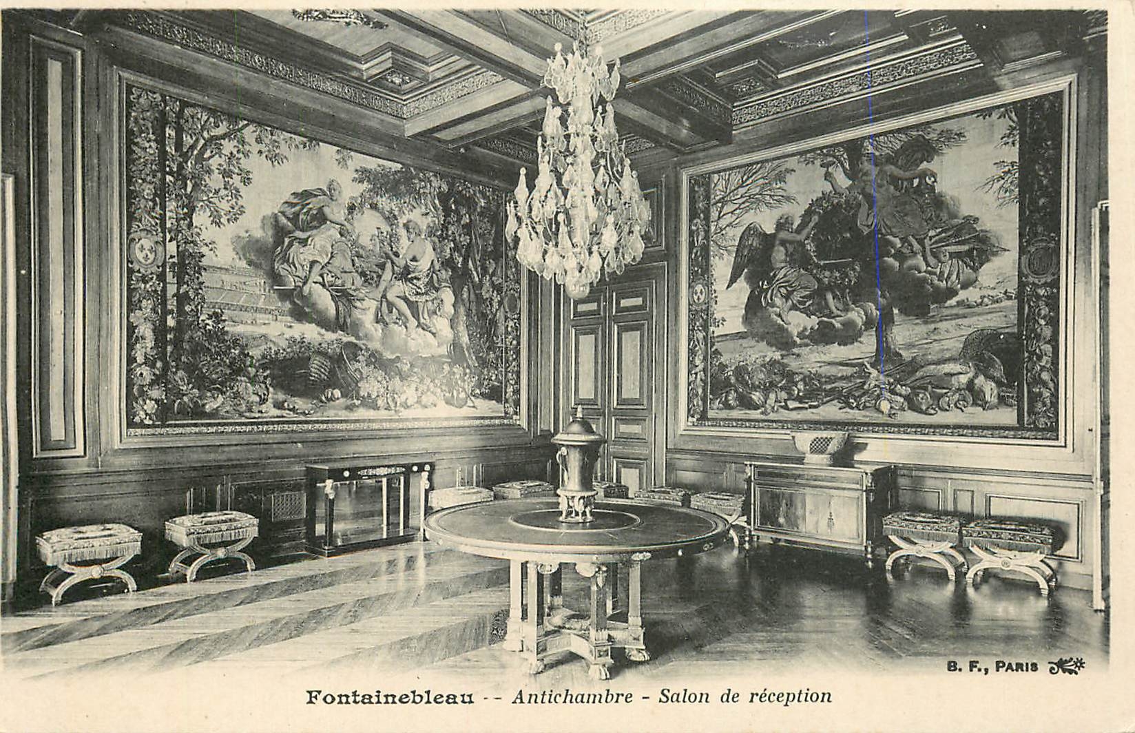 Fontainebleau — Antichambre - Salon de réception — B.F., PARIS