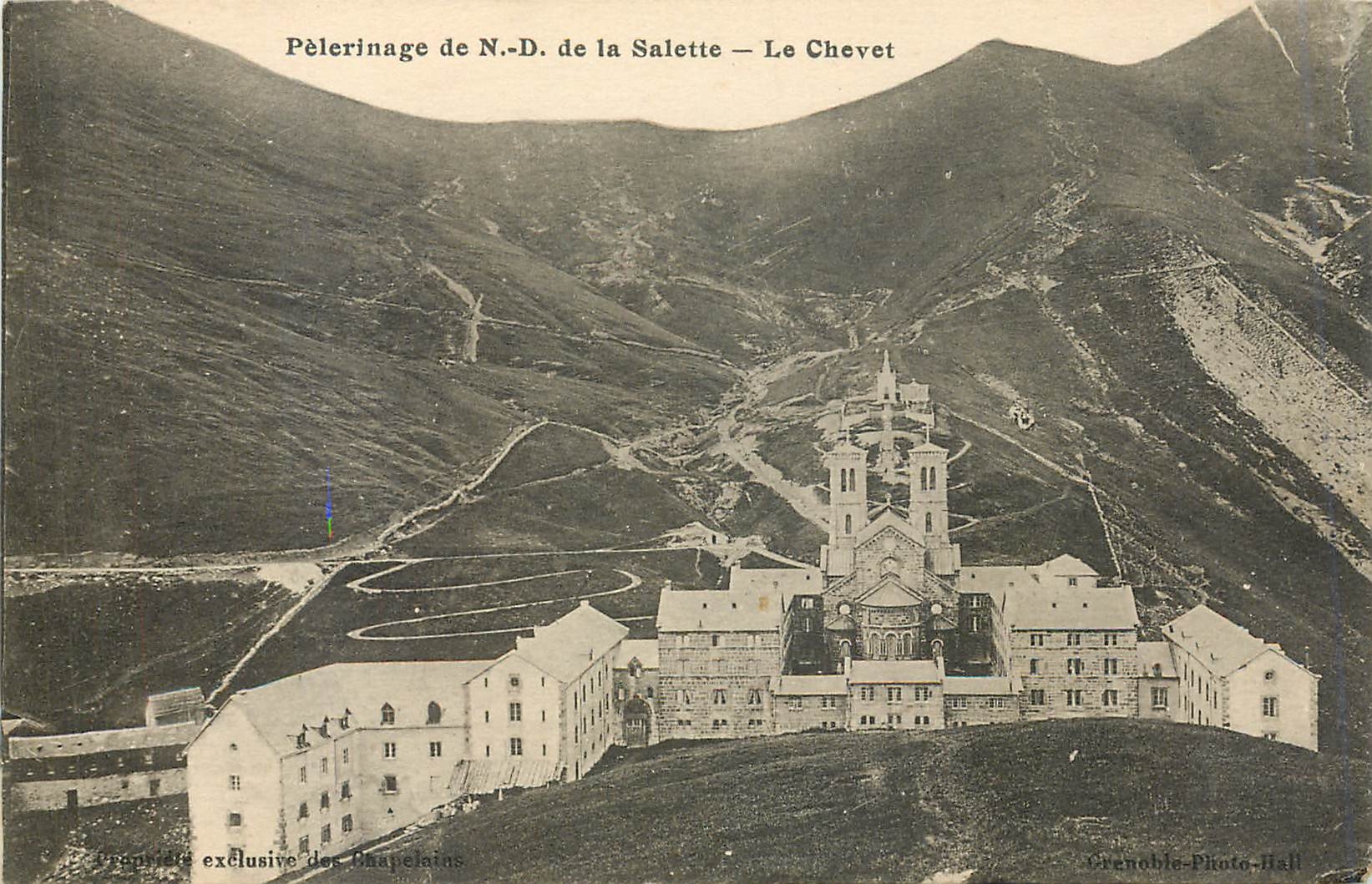 Pèlerinage de N.-D. de la Salette — Le Chevet — Grenoble-Photo-Hall