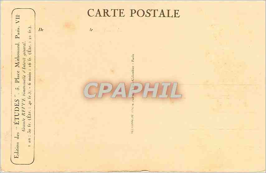 CPA Clochers de France Eglise de Gamaches Somme XIV siecle  — Back