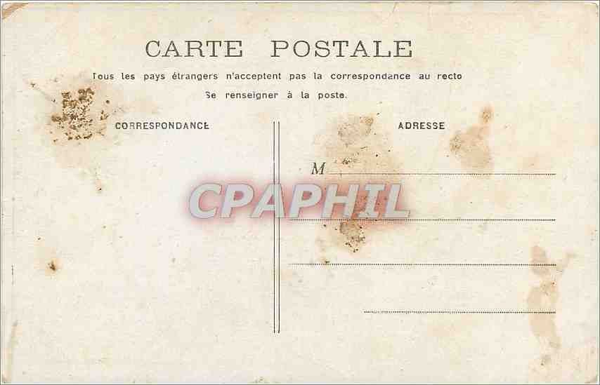 CPA Femme — Rückseite